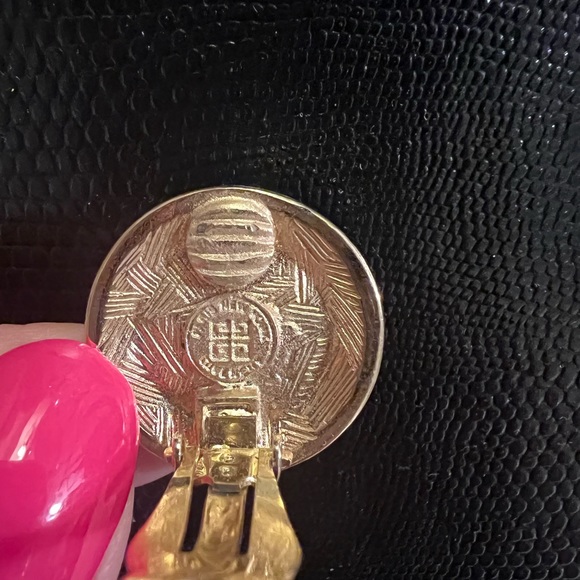 Vintage Authentic Givenchy Coin Earrings - Picture 2 of 3